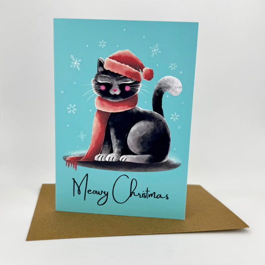 Carte de vœux - Meowy Christmas