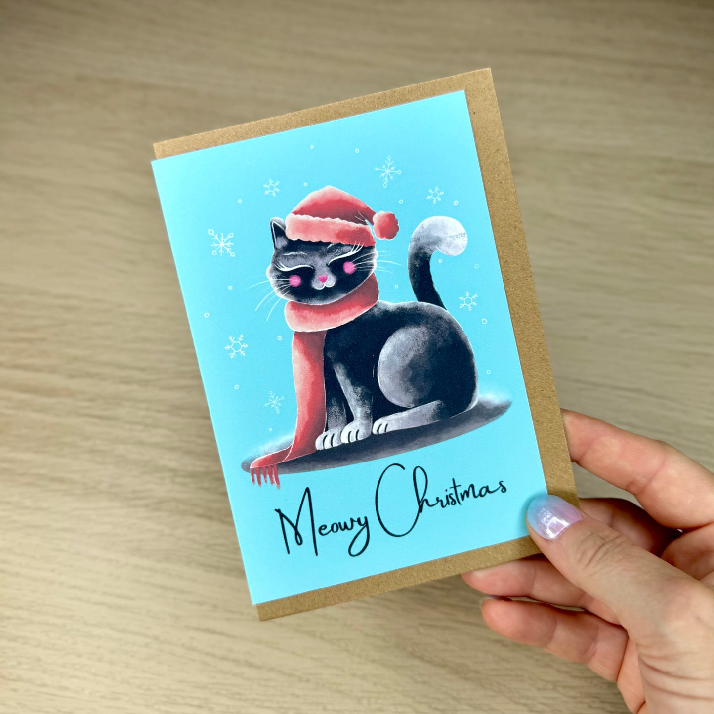 Carte de vœux - Meowy Christmas