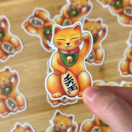 Sticker Vinyle - Maneki Neko