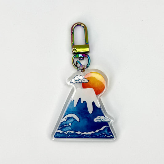 Porte-clés Epoxy - Fuji-san