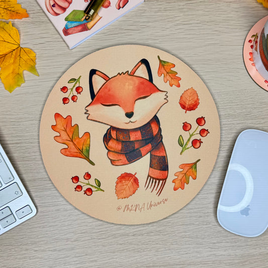 Tapis de souris 20 cm - Cosy Fox
