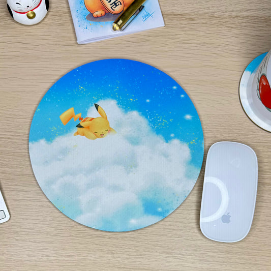 Tapis de souris 20 cm - Pikachu in the Clouds