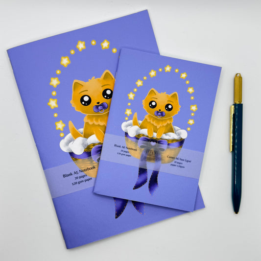 Carnet - Pumpkin Baby - blanc non ligné