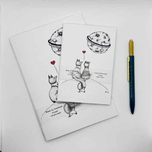 Carnet - Together - blanc non ligné