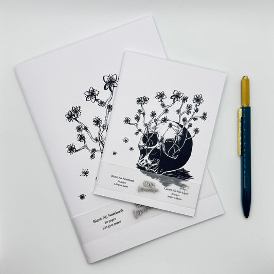 Carnet - Where’s Death There’s Life - blanc non ligné