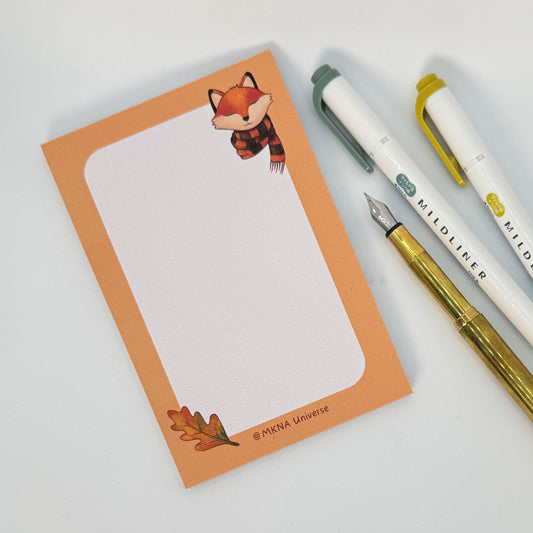 Notepad « Renard » – Bloc-notes artisanal