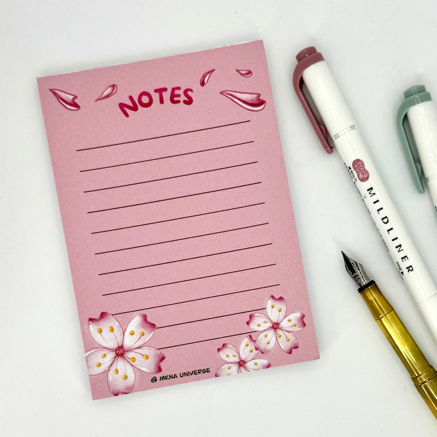 Notepad « Sakura » – Bloc-notes artisanal