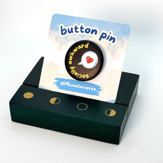 Pin's rond 28mm - Socially Awkward