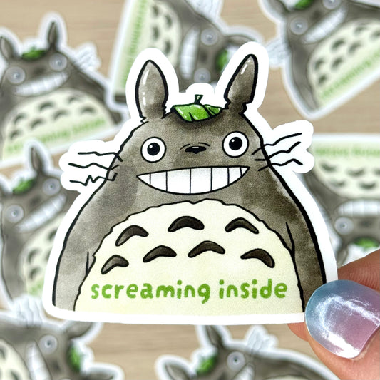 Sticker Vinyle - Screaming inside