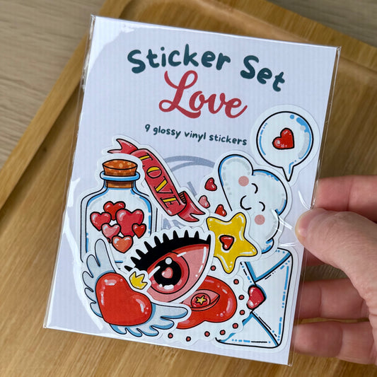Set de stickers - Love Set